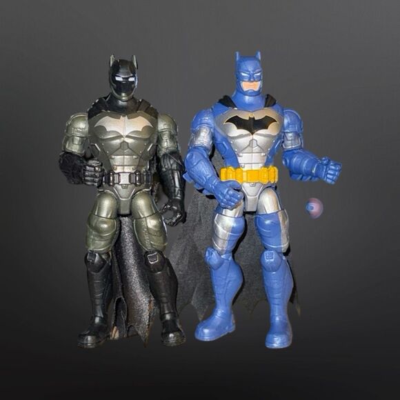 2020 DC Comics Spin Master Articulated Armored Batman Action Figures 4’” B22 - Picture 4 of 7